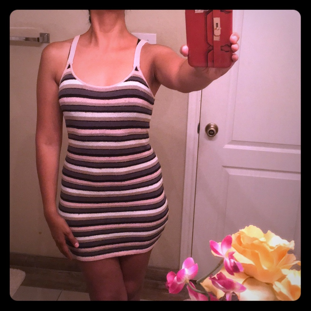 Small Petro Zillia stripes mini dress